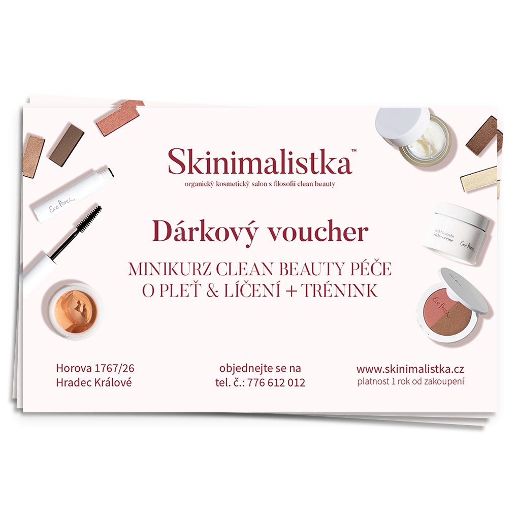 Produktovka Voucher Minikurz clean beauty pecep o plet liceni trenink 1024x1024